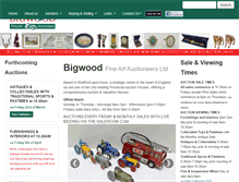 Tablet Screenshot of bigwoodauctioneers.com